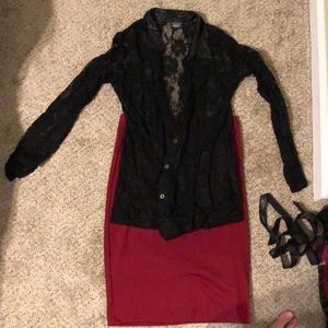 Black and red outfit bundle